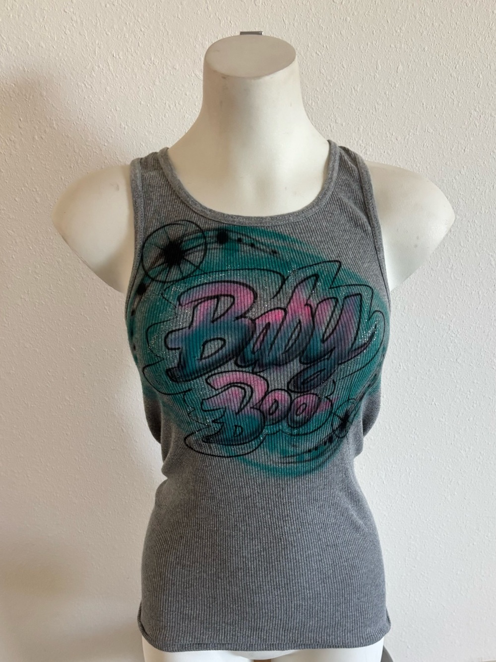 Baby Boo Airbrushed Tank Top